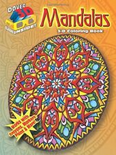 3-D COLORING BOOK--MANDALAS (DOVER 3-D COLORING BOOK) By Martha Bartfeld Mint segunda mano  Embacar hacia Argentina