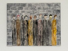 Aquarell gemälde abstrakt gebraucht kaufen  Bad Nauheim