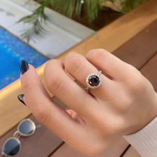 Round cut black for sale  CROYDON
