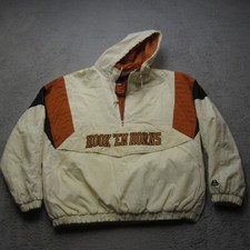 Usado, Jaqueta Masculina Vintage Texas Longhorns 2XL Bombardeiro com Capuz Hookem Horns NCAA Majestic comprar usado  Enviando para Brazil