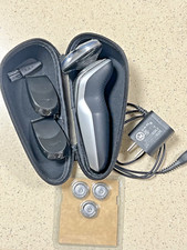 Philips Norelco Shaver Series 6000 estojo escova lâminas extras úmidas e secas, usado comprar usado  Enviando para Brazil