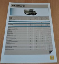 Folheto Renault Master Specification Van Truck Prospekt Prospectus RU Edition comprar usado  Enviando para Brazil