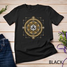 Conjunto de dados geométricos minimalistas poliédricos D20 camiseta geek camiseta unissex comprar usado  Enviando para Brazil