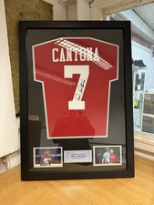 Framed eric cantona for sale  MANNINGTREE