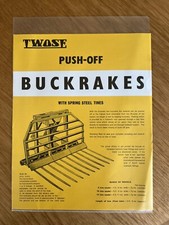 Twose push buckrakes for sale  PENZANCE