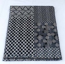 Colcha de cama indiana feita à mão Kantha tamanho duplo e costurada boêmia comprar usado  Enviando para Brazil