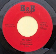 Ultra Rare - Climax Band  My Love / Break  45, 7" B&B Records Richmond VA (SOUL), usado comprar usado  Enviando para Brazil