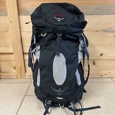 Mochila técnica/senderismo Osprey Atmos AG 65 grande ligera gris negra segunda mano  Embacar hacia Argentina