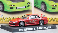 Aoshima Option 1/64 Drift Tengoku Nissan Silvia S13 BN Sports Livery Vermelho comprar usado  Enviando para Brazil