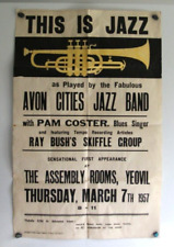 Poster jazz avon for sale  NOTTINGHAM