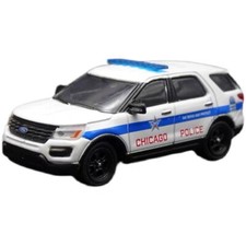 Carro colecionável Greenlight Explorer Chicago Police em escala 1/64 comprar usado  Enviando para Brazil