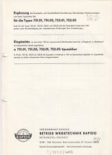 Schatz prospekt 1972 gebraucht kaufen  Leipzig