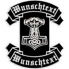 Rückenpatch motiv wunschtext gebraucht kaufen  Kassel