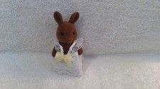 Vintage Sylvanian "Coelho Marrom" em Vestido de Festa de Renda, Excelente Estado Usado comprar usado  Enviando para Brazil