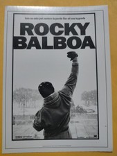 Rocky balboa cartolina usato  Italia