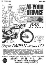 1965 advert garelli for sale  SIDCUP