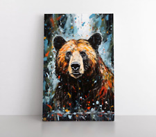 Grizzly bear portrait for sale  Dayton