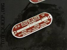 Plaquette data plate d'occasion Plaquette data plate d'occasion  Saint-Macaire