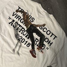 Camiseta Travis Scott By A Thread (versão Jordan off white) Virgil Abloh tamanho XXL comprar usado  Enviando para Brazil