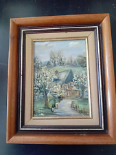 Huile toile signée d'occasion  Cambremer
