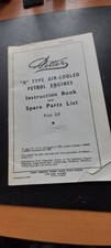 Type petter instruction for sale  HARWICH