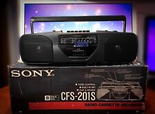 Sony CFS-201S 💥ESTADO PERFEITO💥 Caixa Aberta Vintage Cassete Boombox Estéreo comprar usado  Enviando para Brazil