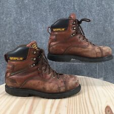 Botas masculinas Caterpillar 9,5 ab segurança tornozelo trabalho combate biqueira de aço F2413-11 marrom, usado comprar usado  Enviando para Brazil