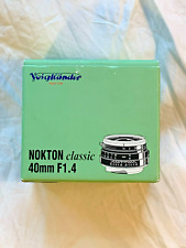 Voigtländer nokton classic for sale  LONDON