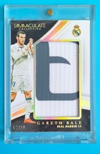 2017 Panini Immaculate Soccer Gareth Bale Patrocinador Jumbo Patches 2/10 SP comprar usado  Enviando para Brazil