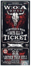 Wacken 2011 limited gebraucht kaufen  Meerbusch-Strümp,-Osterath