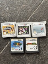 Nintendo 3DS + Nintendo DS games lot 5x, Super mario 64, Mario kart, Mario Bros comprar usado  Enviando para Brazil