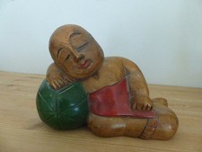 Handgeschnitzte figur buddha gebraucht kaufen  Medelby