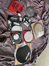 Usado, Lote de cabeças de bateria Evans mais aparecem novas ver fotos comprar usado  Enviando para Brazil