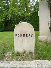 ancienne borne béton CHAMPAGNE POMMERY french vineyard winery concrete landmark comprar usado  Enviando para Brazil