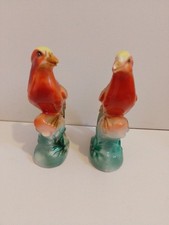 Pair porcelain exotic for sale Pair porcelain exotic for sale  DERBY