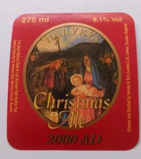 Harveys christmas ale for sale  RUGBY