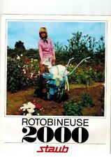 Brochure depliant publicitaire d'occasion  Porcelette