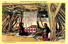 Tapete Navajo Vintage Tecelões em Hogan Cartão Postal, L-155, Foto de Esther Henderson comprar usado  Enviando para Brazil
