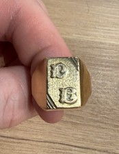 Bague chevalière jaune d'occasion  Arras
