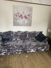 sofas crushed dfs velvet for sale sofas crushed dfs velvet for sale DUNSTABLE