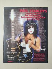 Usado, KISS Paul Stanley RARO Assinado Auto Ibanez Guitarra Promo Tour Book Programa 8x14 Muito Bom Estado comprar usado  Enviando para Brazil