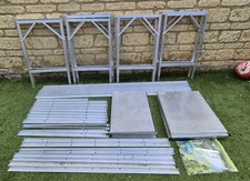 Aluminium greenhouse staging for sale  WITNEY