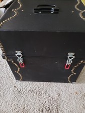 Handcrafted record box for sale  HARLOW