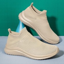 Tênis feminino casual leve malha meias confortáveis sapatos tênis de caminhada comprar usado  Enviando para Brazil
