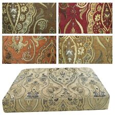 Assento de forma Caixa/Capa Traseira * Damasco Chenille Cadeira 3D Estojo De Almofada * personalizado tamanho * Wk5 comprar usado  Enviando para Brazil