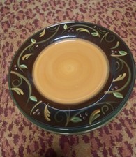 Prato de jantar Demdaco chocolate bagas Deb Harabik amarelo 10,5" comprar usado Prato de jantar Demdaco chocolate bagas Deb Harabik amarelo 10,5" comprar usado  Enviando para Brazil