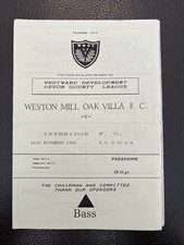 24.11.1992. weston mill for sale  TELFORD
