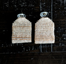 Brincos retrô glitter glam pendente gota cravejada strass glam elegante festa formatura comprar usado  Enviando para Brazil
