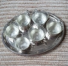 Ddr teegläser silberfarbenen gebraucht kaufen  Greiz