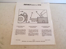 Dinky toys 370 d'occasion  Breteuil